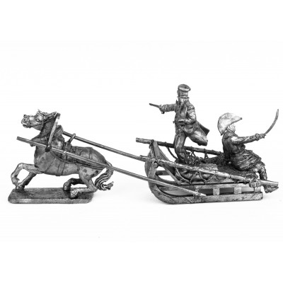 Композиция с санями, 1812 г.