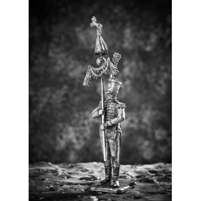 Музыкант-бунчуконосец 7-го африканского полка неаполитанской линейной пехоты 1811 год.