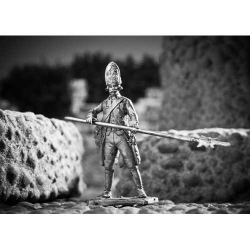 Унтер-офицер фузелерной роты Московского гренадерского полка, битва при Требии 1799 год