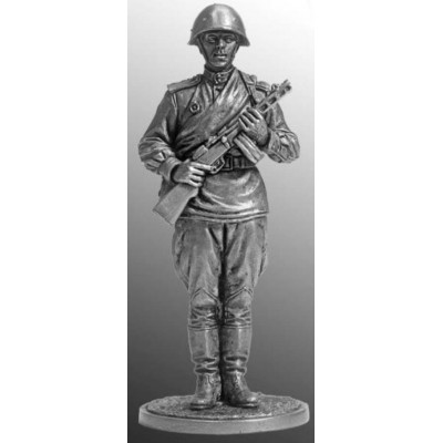 Гвардии красноармеец с ППШ. 1943-45 гг. СССР