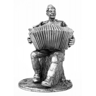 Боец РККА, в лесу, 1943-1945 г.г.