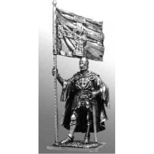 Тевтонский рыцарь со знаменем