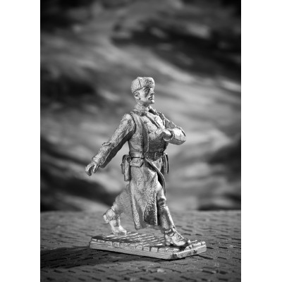 Младший командир РККА. Парад 7 ноября 1941, Москва.