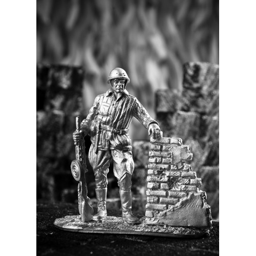 Пулеметчик. Сталинград, 1943 г.