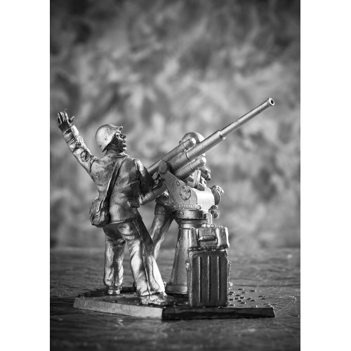 Расчет зенитного орудия (вторая версия).