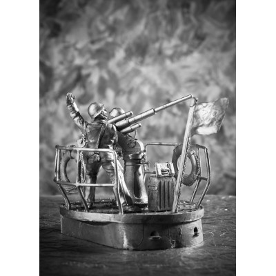 Расчет зенитного орудия.