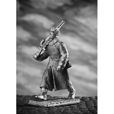 Рядовой РККА с пулеметом Льюис, Парад 7 ноября 1941 г.