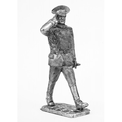 Командир Знаменной группы. Парад Победы.