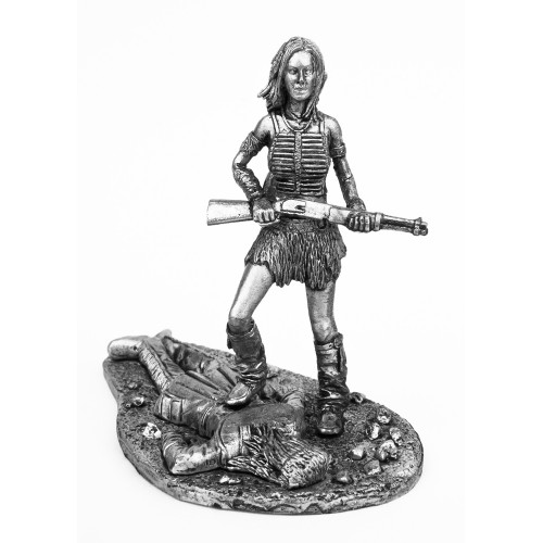 Девушка в лесу.