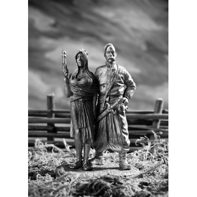 Казак и казачка.