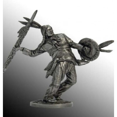 Индеец с копьем