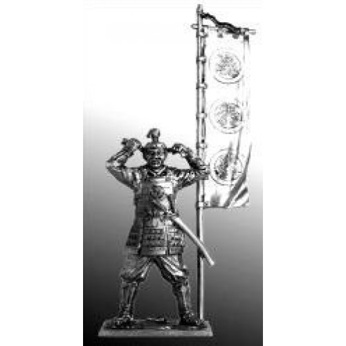 Асигару с флагом, 1600 год