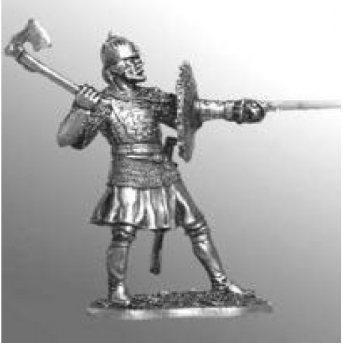 Русский богатырь с тарчем, 16-17в