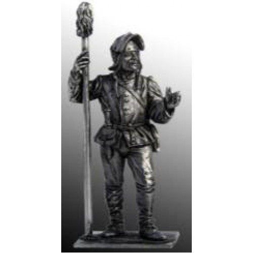 Артиллерист с банником. Западная Европа, 15 век