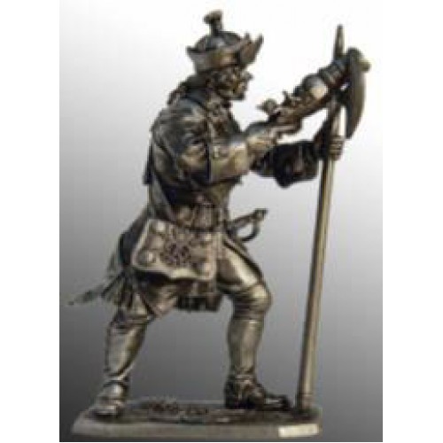 Бомбардир артиллерийского полка, 1708-23