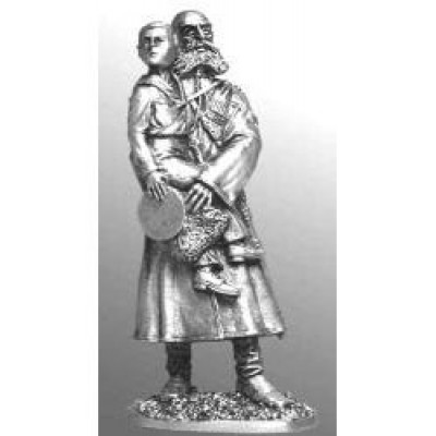 Рядовой царского конвоя с цесаревичем Алексеем, 1910