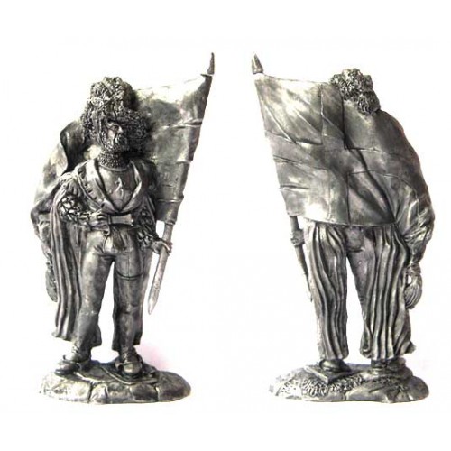 Ландскнехт-знаменосец, 16 век.