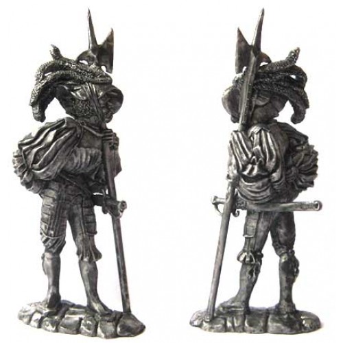 Ландскнехт с алебардой, 16 век.