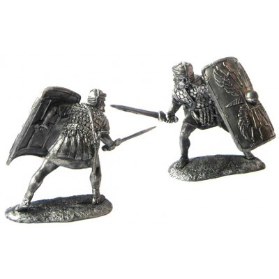 Тяжеловооруженный пехотинец. X Сокрушительный легион, 1-2 в. н. э.