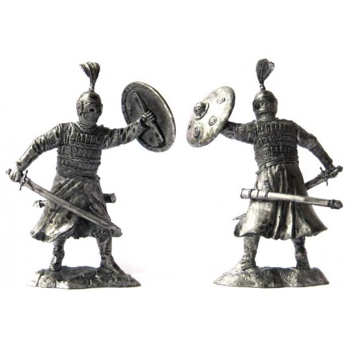 Спешенный фарис, 12-13 вв.