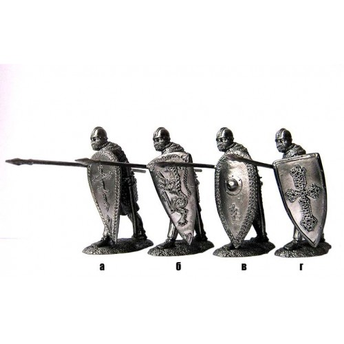 Русский тяжеловооруженный пехотинец, 13 век., вариант А