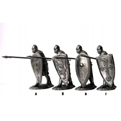 Русский тяжеловооруженный пехотинец, 13 век., вариант Г