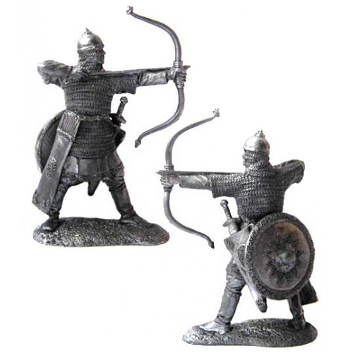 Русский лучник, 13 век.