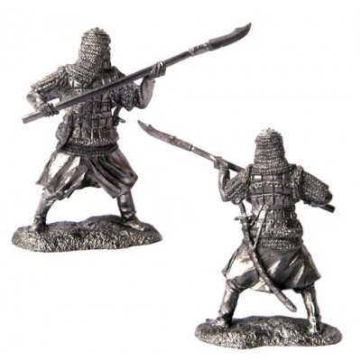 Рядовой воин поместного войска с совней, 16-17 вв.