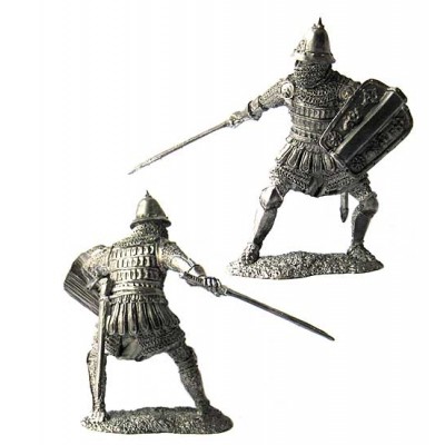 Русский спешенный всадник, 14 век.