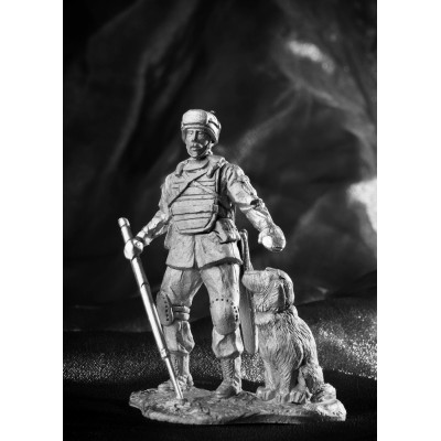 Сапер с собакой ВС России, 2016 г.