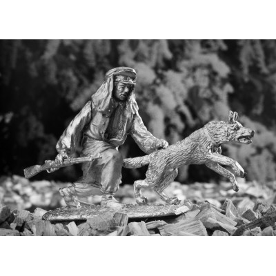 Пограничник РККА с собакой, 1941 г.