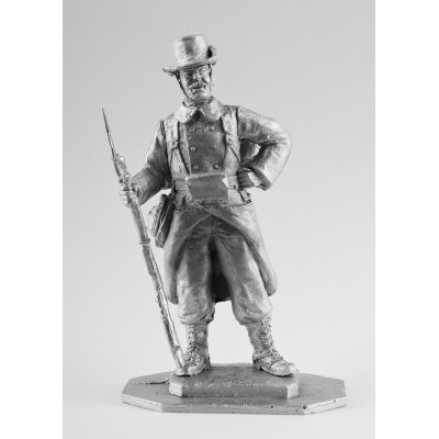 Карабинер Бельгийской армии, 1914 г.