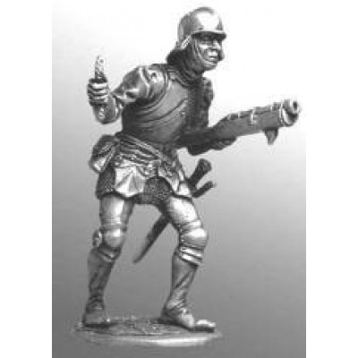 Швейцарец с ручной пушкой, 15в, Бургундские войны