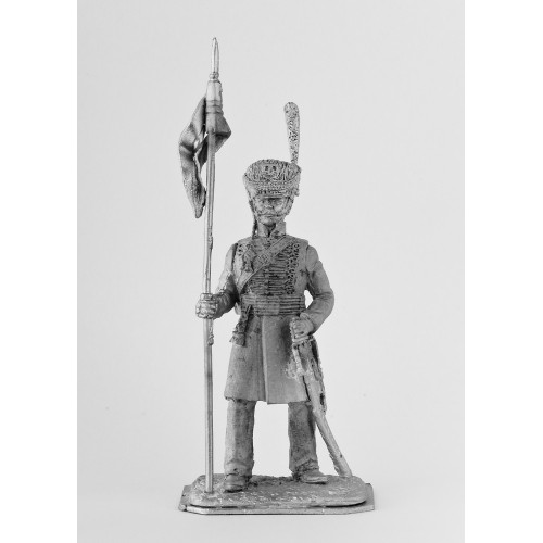 Казак 1-го Смертоносного (Бессмертного) конного полка Санкт-Петербургского ополчения, 1812-1814 гг.