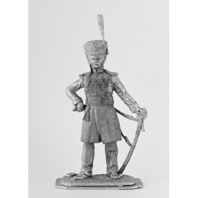 Обер-офицер 1-го Смертоносного (Бессмертного) конного полка Санкт-Петербургского ополчения, 1812-1814 гг.