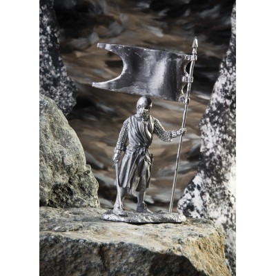 Сержант тевтонец с флагом, 13 век.