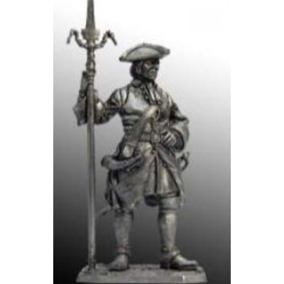 Канонир Артиллерийского плк. с пальником, 1704-25гг. Россия