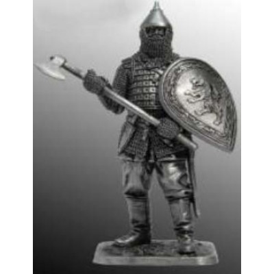 Русский воин с топором, 14 век