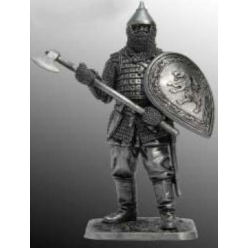 Русский воин с топором, 14 век