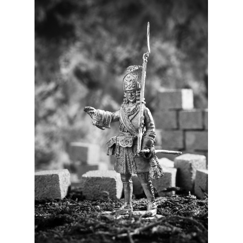 Офицер гренадерской роты Преображенского полка, 1702-1708 г.г.