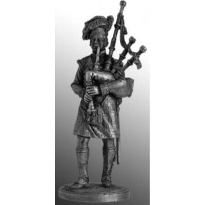 Волынщик 92-го (Гордона) шотландского полка. Великобритания, 1815 г.