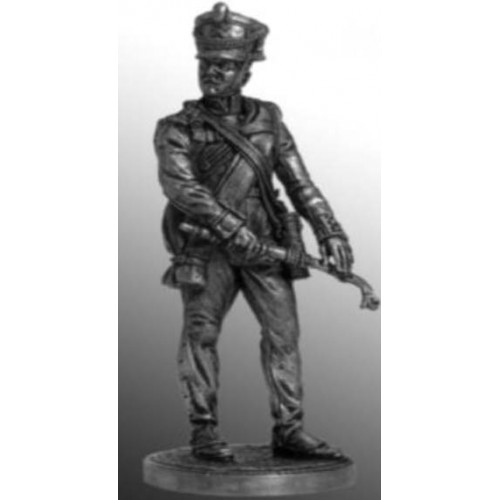 Канонир (3номер) армейской пешей артиллерии. Россия, 1809-14 гг.