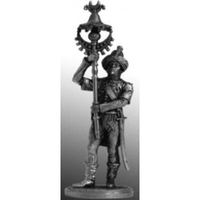 Музыкант-бунчуконосец полкового оркестра. Франция, 1804-12 гг.