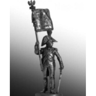 Офицер-орлоносец 6-го пехотного полка. Польша, 1810-14