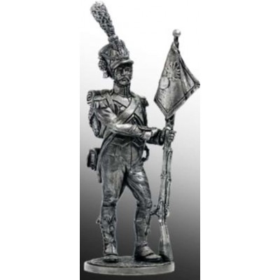 Серж. Караб. 8-го лёгкого плк. с ротным фаньоном. Франция, 1809-12 гг.