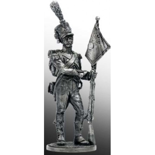 Серж. Караб. 8-го лёгкого плк. с ротным фаньоном. Франция, 1809-12 гг.