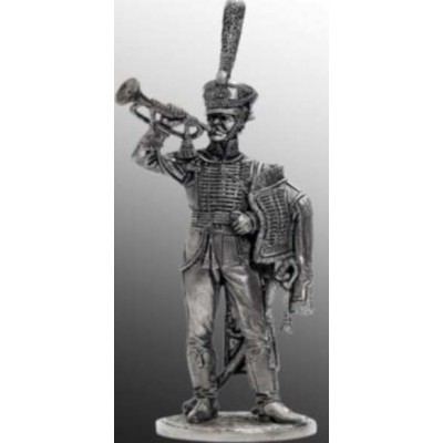 Штаб-трубач Сумского гусарского полка. Россия, 1810-14 гг.