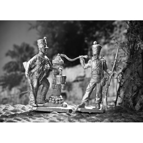 Встреча у водозаборной колонки в Испании 1811 год.