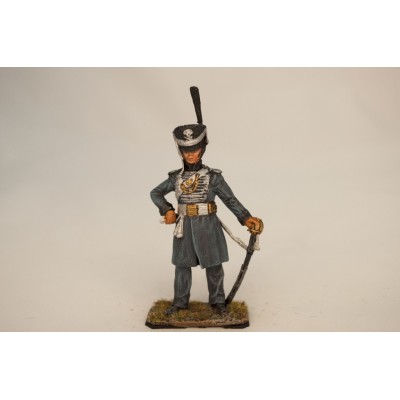 Обер-офицер 1-го Смертоносного (Бессмертного) конного полка Санкт-Петербургского ополчения, 1812-1814 гг.