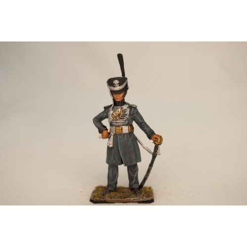 Обер-офицер 1-го Смертоносного (Бессмертного) конного полка Санкт-Петербургского ополчения, 1812-1814 гг.